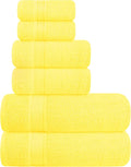 Elvana Home Ultra Soft 6 Pack Cotton Towel Set, Contains 2 Bath Towels 28x55 by Unknown