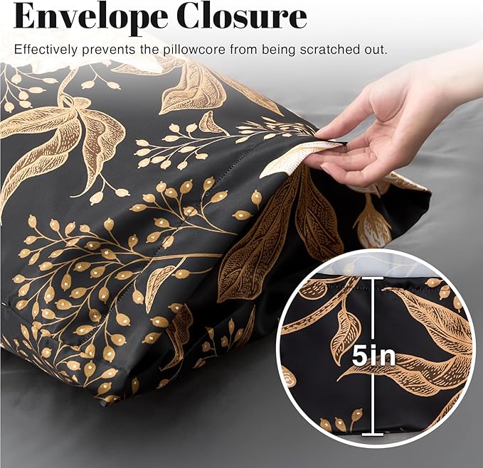EXQ Home Satin Pillowcase for Hair and Skin Queen - Image 5