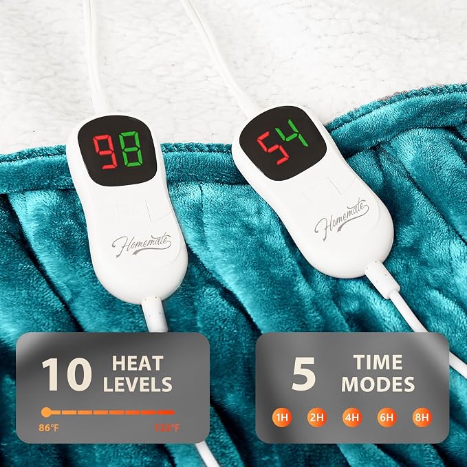 Homemate Electric Heated Blanket King - Image 4