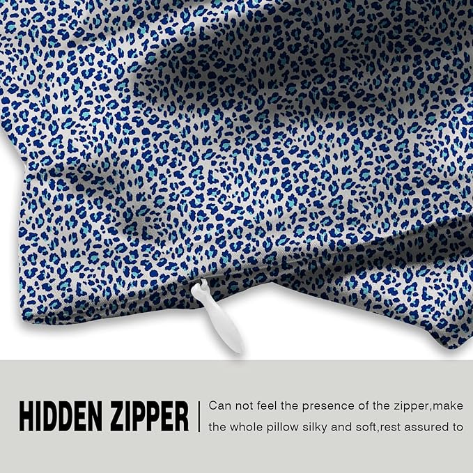 Mulberry Silk Pillowcase for Hair and Skin Queen Size Leopard Print Silk Pillow - Image 3
