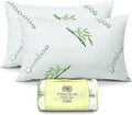 OMEO 2 Pack Standard Size Rayon Derived from Bamboo Pillow by OMEO