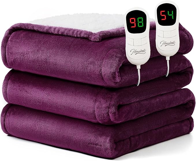 Homemate Electric Heated Blanket Queen Size by Homemate