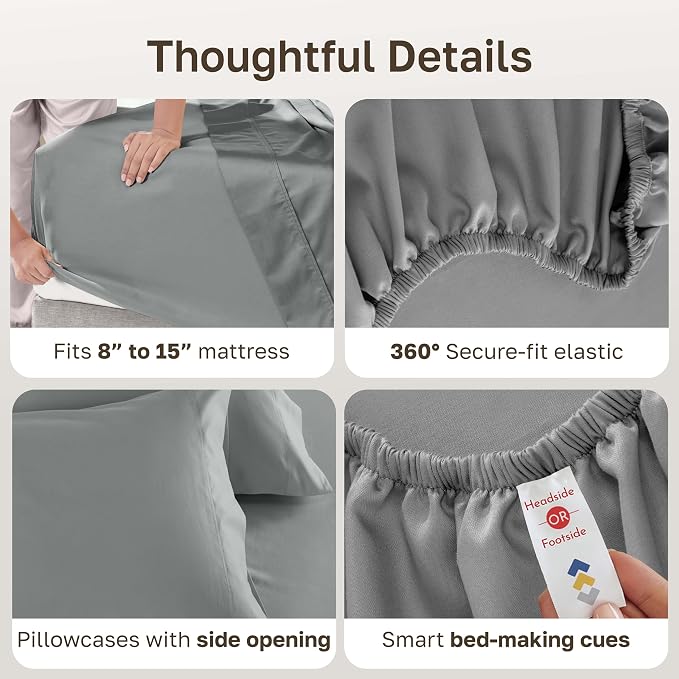 California Design Den Split King Sheet Set - Image 6