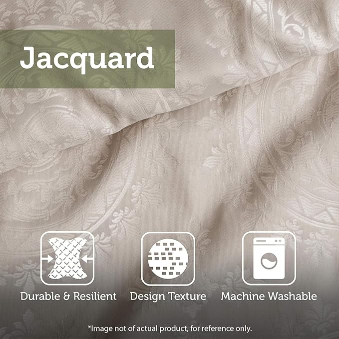 Madison Park Quilt Set Luxurious Jacquard Stripes Design - Image 7