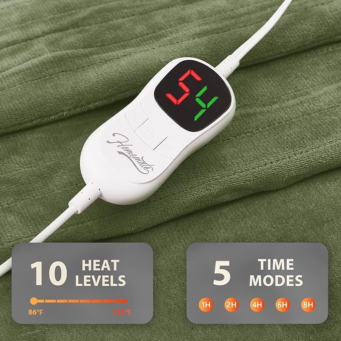 Homemate Heated Blanket Electric Throw - Image 4