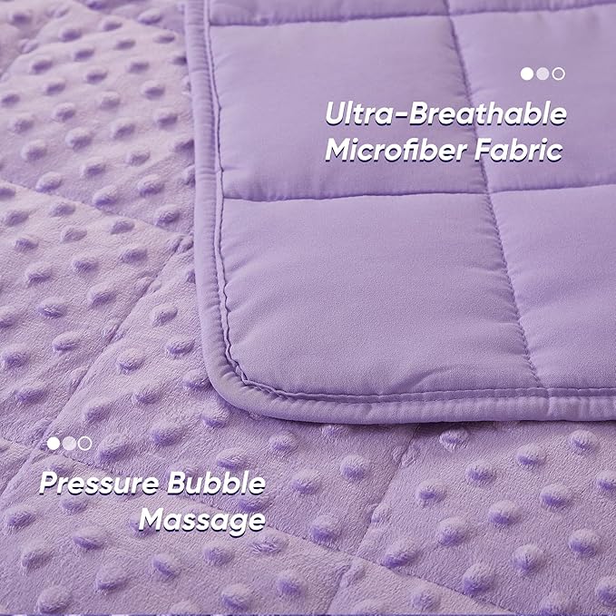 Weighted Blanket for Adults, Comfortable and Soft Throw Weighted Blanket - Image 2