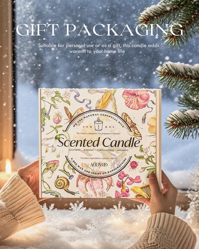 AOOVOO Christmas Candle Set - Image 7