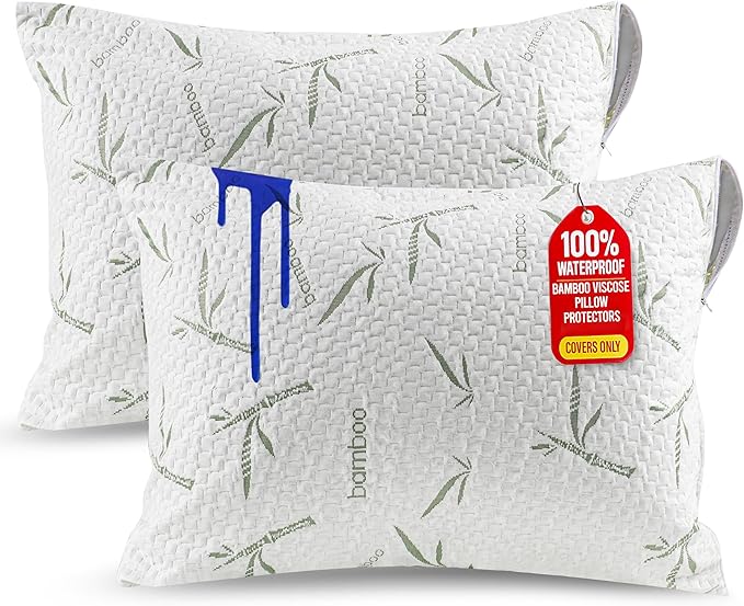 Utopia Bedding Waterproof Pillow Protectors by UTOPIABEDDING