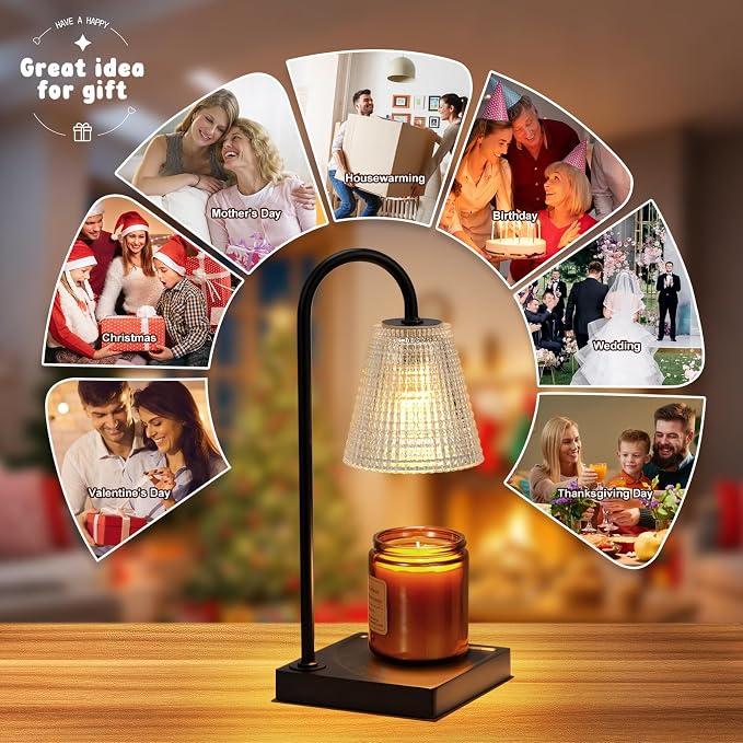 Hong-in Black Candle Warmer Lamp - Image 5