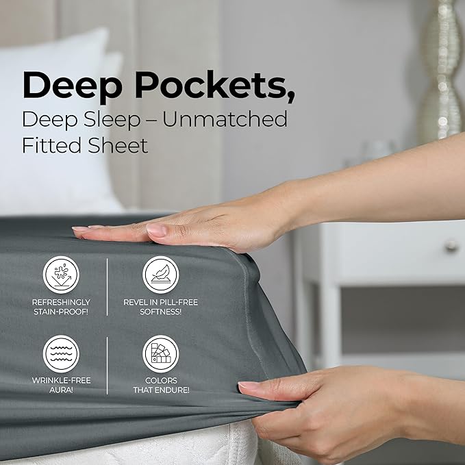 Utopia Bedding Full Fitted Sheet - Image 4