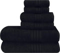 BOUTIQUO 6 Pack Cotton Towel Set, Contains 2 Bath Towels 28x55 inch, 2 Hand by BOUTIQUO