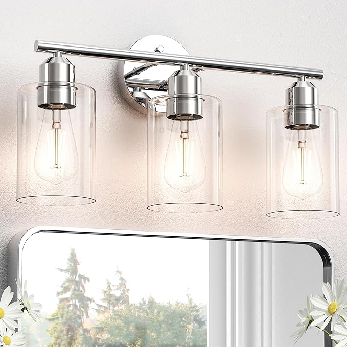 Espird Bathroom Vanity Light Fixtures Polished Chrome Bathroom Lighting Fixture by Espird