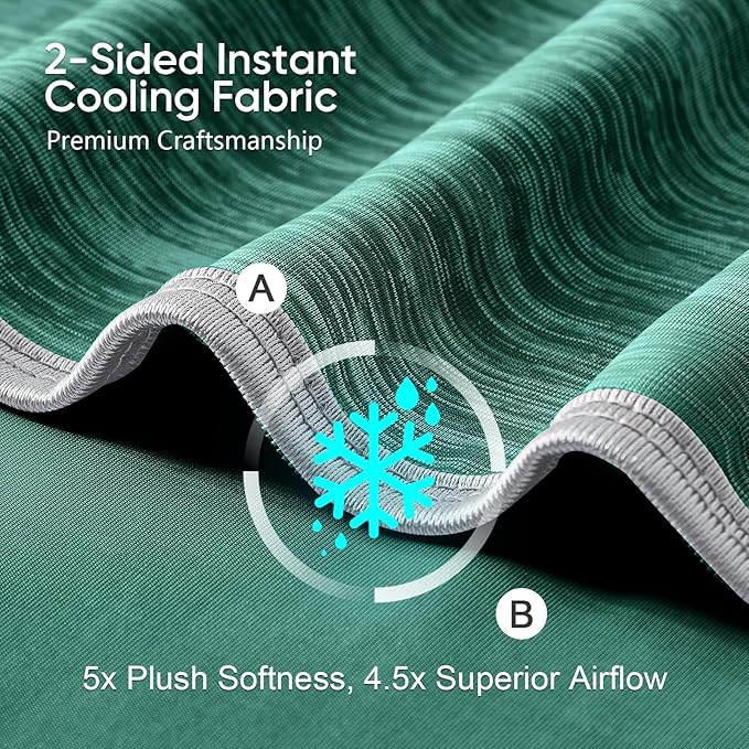 KMUSET Cooling Blanket Full Size（80"x90", Double Sided Summer Cooling Blankets - Image 3