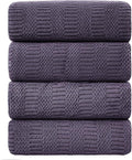 Ycosy 4 Pack Extra Large Microfiber Bath Towels Set, 35x70 inches, Less Lint by Ycosy