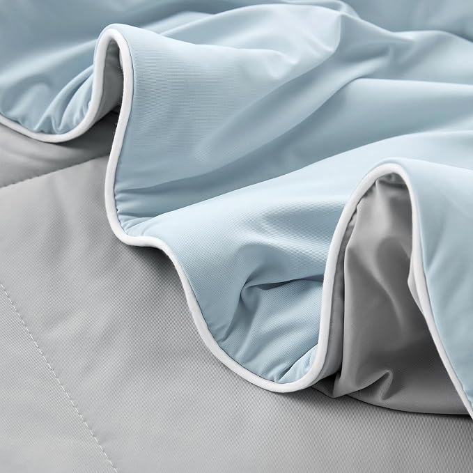 Cozy Bliss Cooling Comforter Queen Size, Cooling Blankets - Image 8