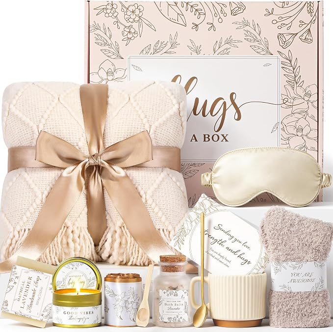 Loscola Birthday Gift Baskets for Women, Get Well Soon Gifts Basket After by Loscola