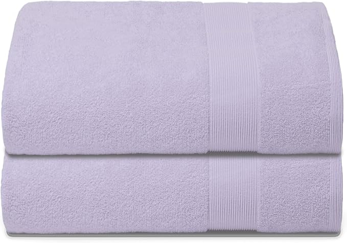 Belizzi Home Premium Cotton Oversized 2 Pack Bath Sheet 35x70-100% Pure Cotton by Unknown