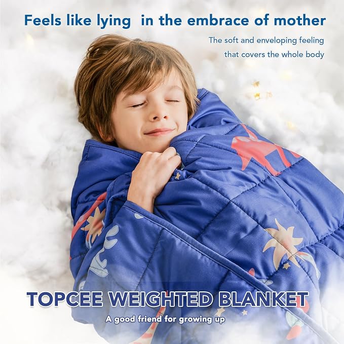 Topcee Weighted Blanket Cooling Throw Heavy Blanket - Image 3