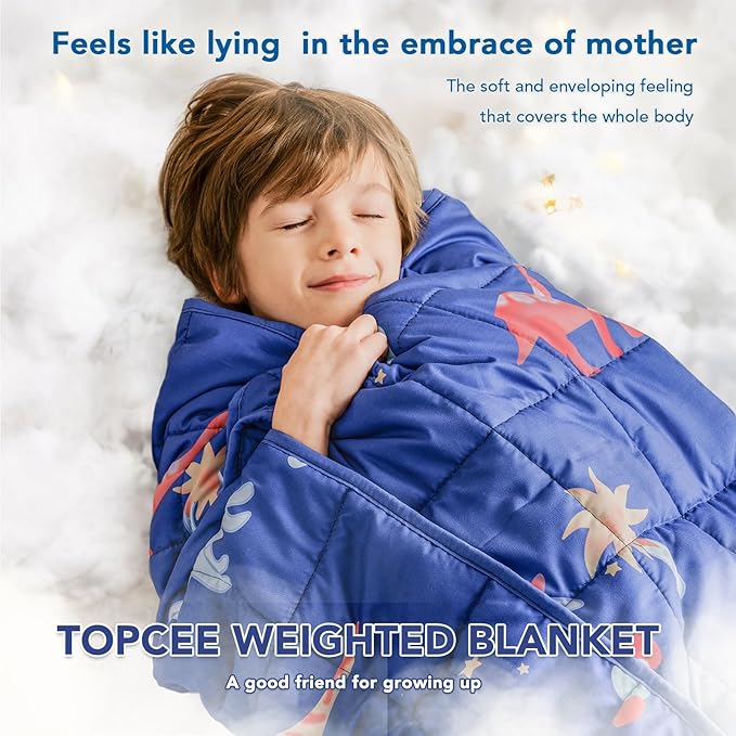 Topcee Weighted Blanket Cooling Throw Heavy Blanket - Image 3