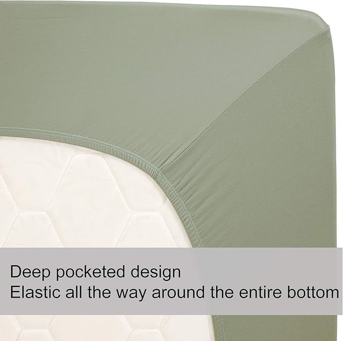 Soft Stretch King Size Fitted Sheet Only - Image 5