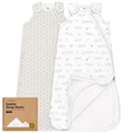 2-Pack Organic Baby Sleep Sacks, 100% Cotton by KeaBabies