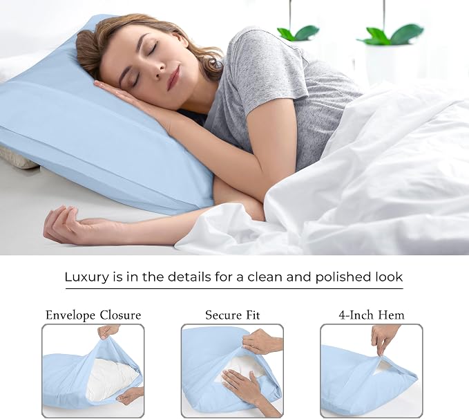 Royale Linens Standard Pillowcase Set of 2 - Image 7