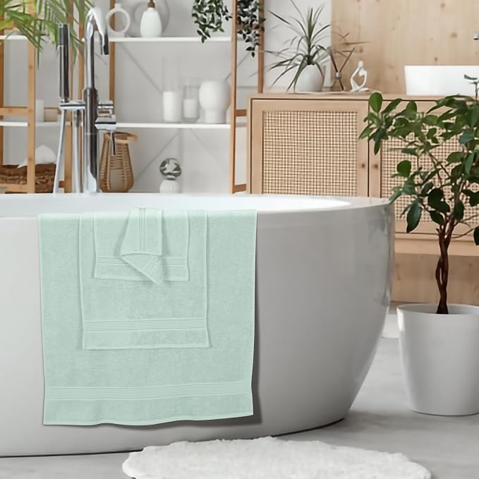 Elvana Home Ultra Soft 6 Pack Cotton Towel Set, Contains 2 Bath Towels 28x55 - Image 5