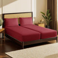 LBRO2M Split King Sheet Sets for Adjustable Bed 1000 Thread Count 100% Egyptian by LBRO2MBedding