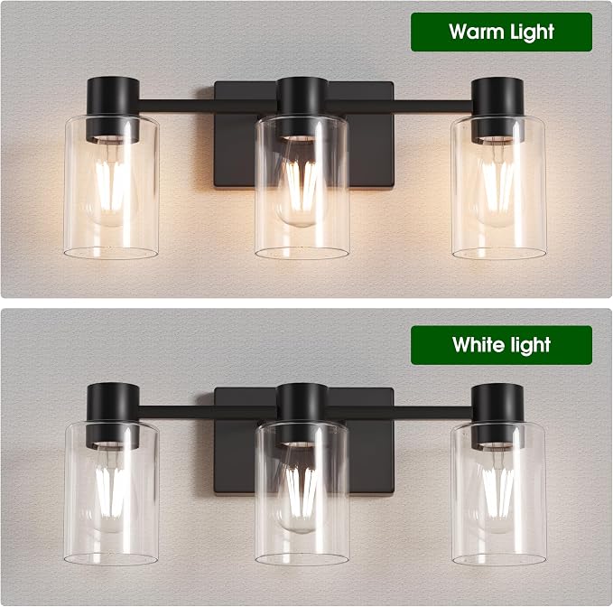 3-Light Matte Black Wall Sconces - Image 8