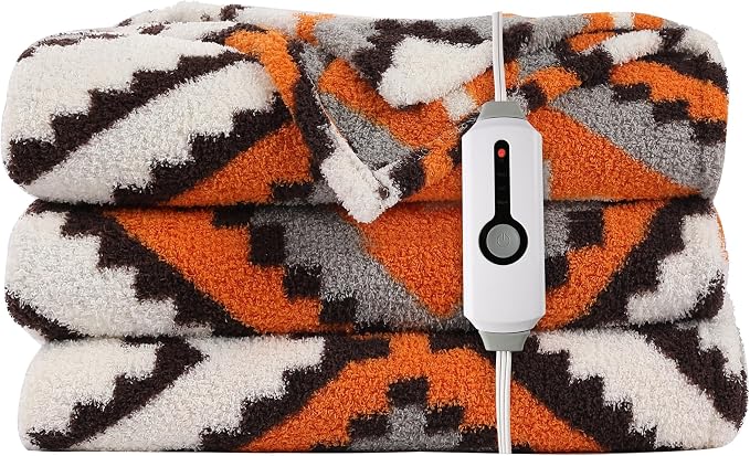 LaffyLo Heated Throw Blanket 50 x 60, Fast Heating Electric Blanket, Dual-Sided - Image 7