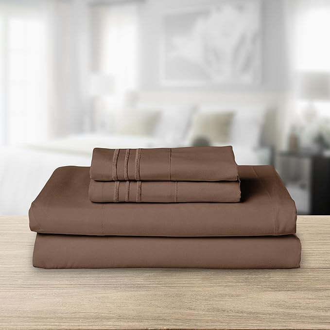 Elegant Comfort Luxurious 1500 Premium Hotel Quality Microfiber Three Line - Image 2