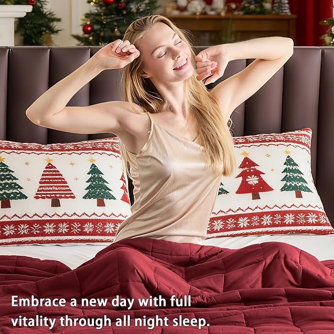 yescool Weighted Blanket for Adults Cooling Heavy Blanket for Sleeping Perfect - Image 5