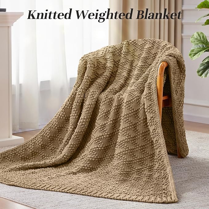 Anysay Knitted Weighted Blanket - Image 2