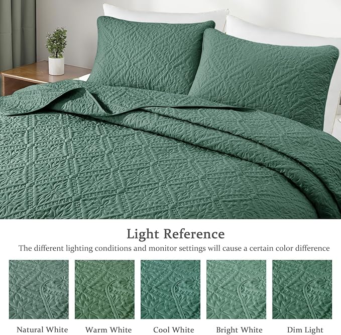 Exclusivo Mezcla Twin Quilt Bedding Set, Lightweight Soft Bedspreads Coverlets - Image 3