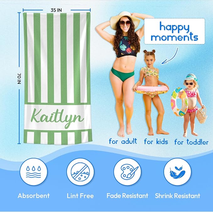 JML Personalized Beach Towel - Image 3