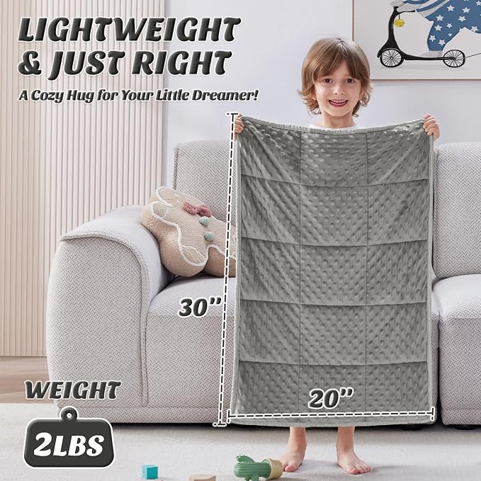 anfie Weighted Blanket Kids Weighted Blanket Cooling Blanket - Image 3