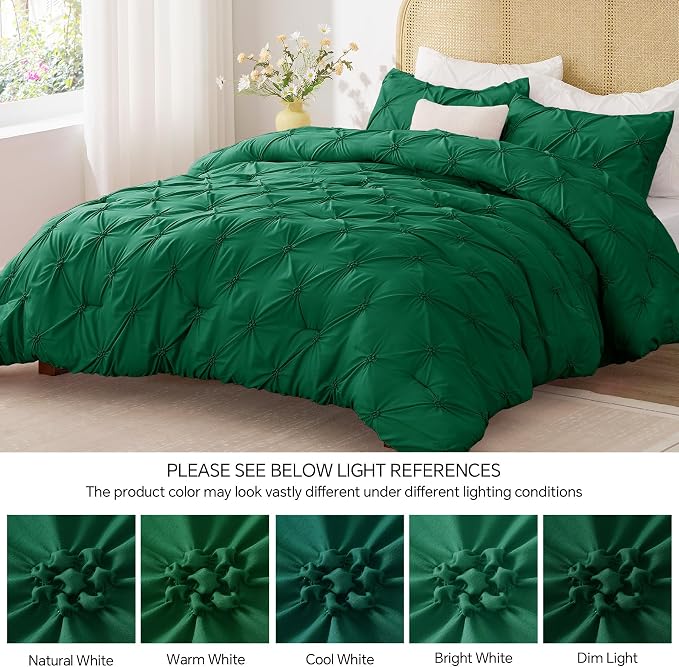 BEDELITE Forest Green King Size Comforter Set - Image 8