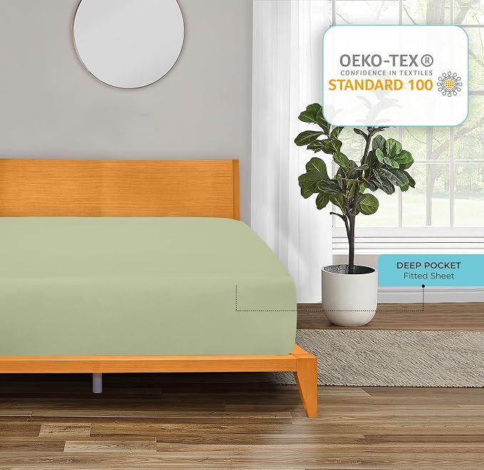 Royale Linens Fitted Sheet California King - Image 7