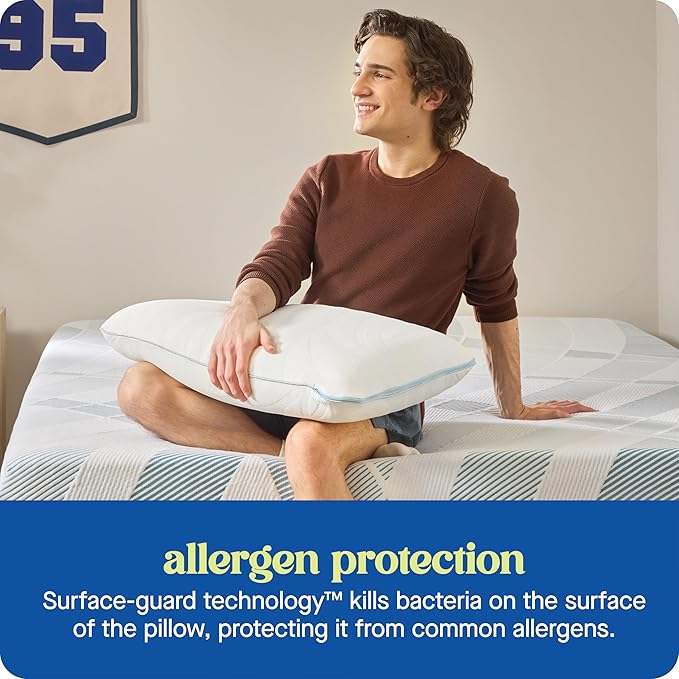 Sealy Dreamlife Queen Size Memory Foam Cooling Pillow - Image 6