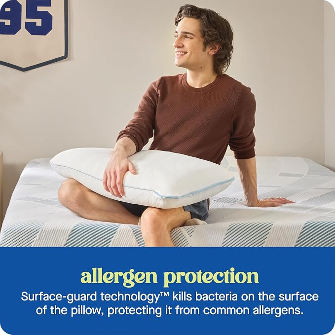 Sealy Dreamlife Queen Size Memory Foam Cooling Pillow - Image 6