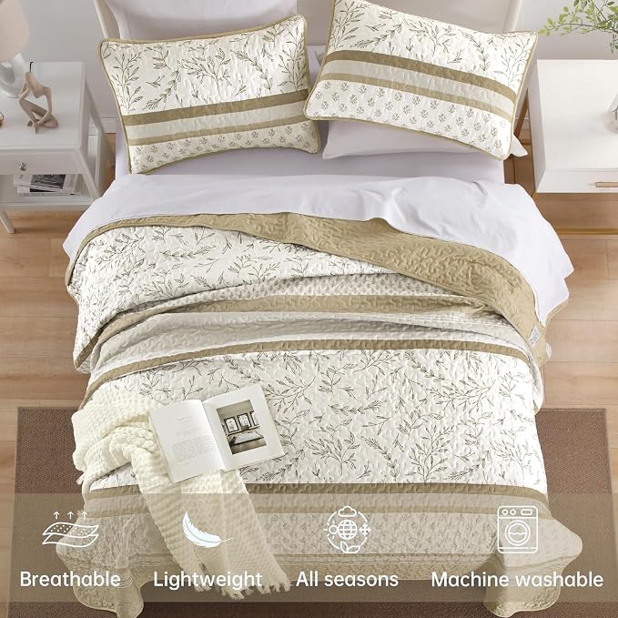 DJY Striped Quilt Set King Size - Image 4