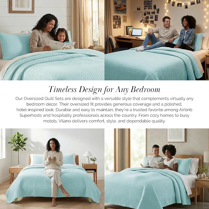 Southshore Fine Living, Inc. Oversized King Quilt Bedding Set, Microfiber - Image 6
