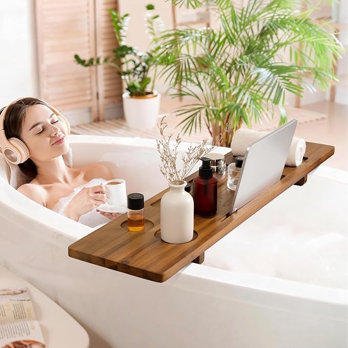 Teak Bathtub Tray - Image 6