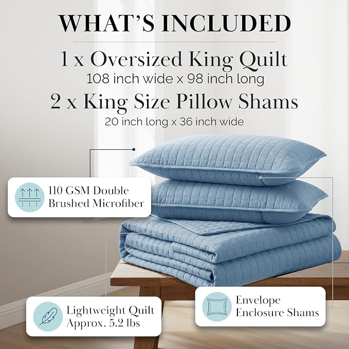 Southshore Fine Living, Inc. Summer Quilt King Size Bedding Set - Image 2