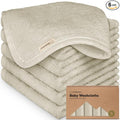 6-Pack Baby Washcloths – Soft Absorbent Viscose from Bamboo Washcloths by KeaBabies