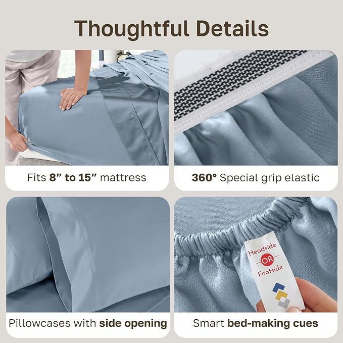 California Design Den Split King Sheets Sets - Image 5