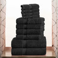 Superior Egyptian Cotton Pile 10 Piece Towel Set, Includes 2 Bath, 4 Hand by SUPERIOR