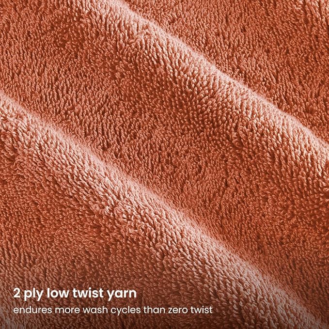 BIOWEAVES 100% Organic Cotton 700 GSM Plush Premium Washcloths 13" x 13" GOTS - Image 3