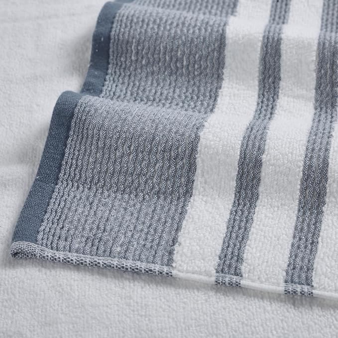 Modern Threads 6-Piece Towel Set – 100% Cotton, Quick Dry, Ultra Absorbent – - Image 3