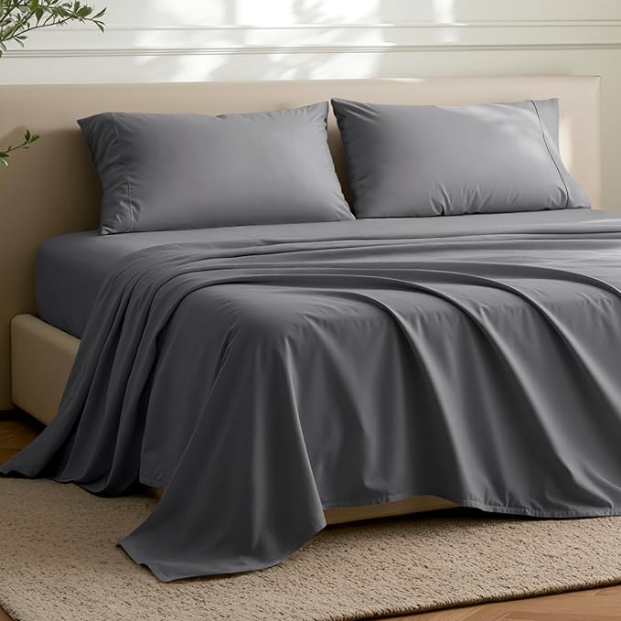 Bare Home King Flat Sheet - Image 2
